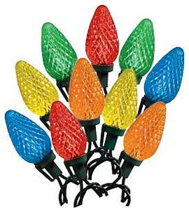 Hometown Holidays C08E021A Light Set, Christmas, 120 V, 2.4 W, 25-Lamp, Blue/Green/Orange/Red/Yellow Lamp