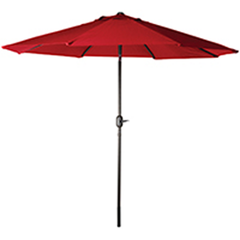 CRANK UMBRELLA SIENNA RED