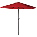 CRANK UMBRELLA SIENNA RED
