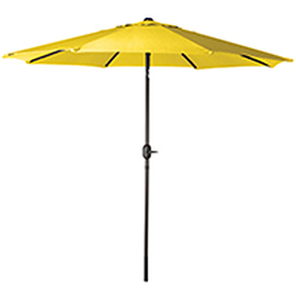 CRANK UMBRELLA YELLOW 9FT
